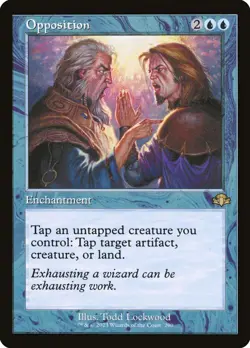 MTG Magic the Gathering Opposition (290/520) Dominaria Remastered NM - Image 1