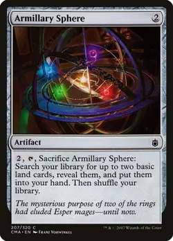 MTG Magic the Gathering Armillary Sphere (207/340) Commander Anthology LP - Image 1