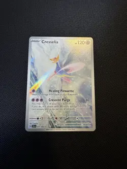 Pokemon TCG Cresselia Holo Illustration Rare Card 071/064 Shrouded Fable - Image 1
