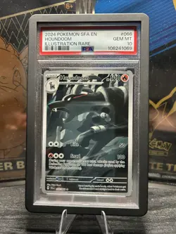 Pokemon TCG PSA 10 Houndoom 066/064 Illustration Rare Shrouded Fable /w Guard - Image 1
