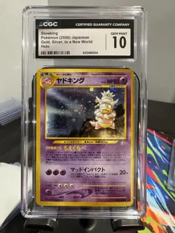 Pokemon JPN Gold Silver To New World Holo Slowking #199 CGC 10 ✨ - Image 1