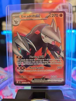 Pokemon TCG Excadrill EX 160/086 Full Art Ultra Rare Black Bolt - Image 2