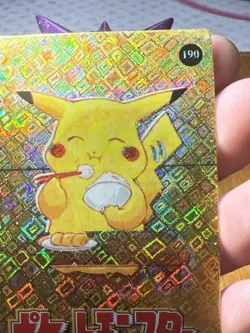Pokemon Pikachu Vintage Pocket Monsters Vending HOLO Prism Sticker - Image 3