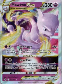 Pokemon TCG Mewtwo VSTAR 31/78 Pokemon GO Holo NM - Image 1