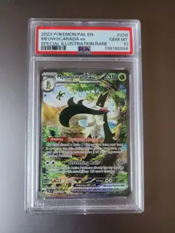 Pokemon TCG Meowscarada EX 256/193 Pal EN Special Illustration Rare Holo PSA 10 - Image 1