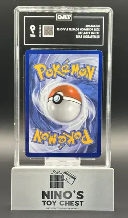 Pokemon Bulbasaur 166/165 Scarlet & Violet 151 Illustration Rare Holo TAG 9 - Image 2