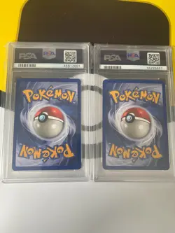 1999 POKEMON FOSSIL 1ST EDITION #34 GOLBAT PSA 10 & #57 ZUBAT PSA 9 - Image 2