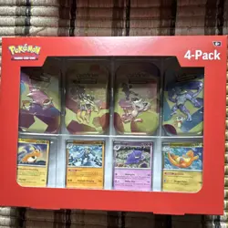 Pokemon TCG Scarlet & Violet–151 Mini Tin 4-Pack Box Raichu Gengar - Image 1