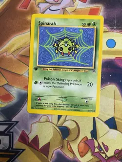 1st Edition Spinarak 64/75 Neo Discovery - Pokemon - NM - Image 1