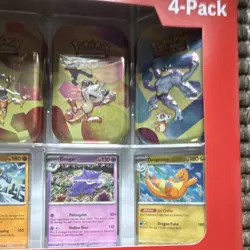 Pokemon TCG Scarlet & Violet–151 Mini Tin 4-Pack Box Raichu Gengar - Image 3