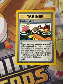 Pokemon Double Gust 100/111 - NM - 1st Edition Neo Genesis 2000 - Common Komiya - Image 1