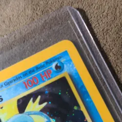 Pokemon TCG Gyarados Base Set Holo Rare 007/130 100 HP English Wizards 2000 - Image 3