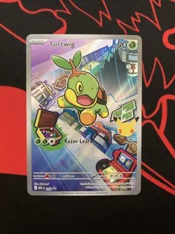 Turtwig 040 First Partner Illustration Collection Holo Promo Pokemon English NM - Image 1