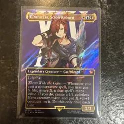 G'raha Tia, Scion Reborn (Borderless) (Surge Foil) Commander: Final Fantasy Foil - Image 1