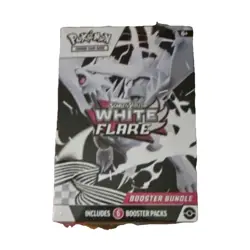 Pokemon Scarlet & Violet White Flare Booster Bundle Box - 6 Booster Packs - Image 1