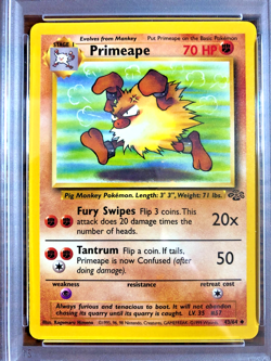 Primeape Uncommon #43|PSA NM-MT+ 8.5|1999 WOTC Jungle Unlimited|Pokemon TCG - Image 2