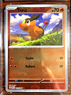 Tepig Master Ball Reverse Holo #011 - CGC GEM MINT 10 - SV White Flare - Pokemon - Image 2