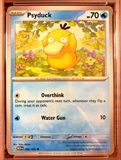 Psyduck Regular Common #054|PSA NM-MT+ 8.5|2023 Scarlet & Violet 151|Pokemon TCG - Image 2