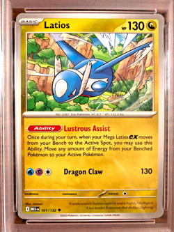Latios Regular Uncommon #101|PSA NM-MT+ 8.5|2025 Mega Evolution|Pokemon TCG - Image 2