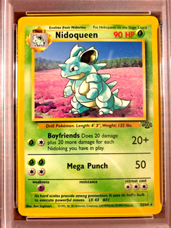 Nidoqueen Regular Rare #23|PSA NM-MT+ 8.5|1999 WOTC Jungle Unlimited|Pokemon TCG - Image 2