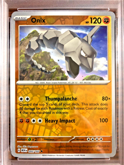 Onix Reverse Holo Uncommon #095|PSA NM-MT+ 8.5|Scarlet & Violet 151|Pokemon TCG - Image 2