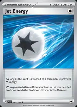 Pokemon Jet Energy (190/301) Paldea Evolved LP REVERSE HOLO - Image 1