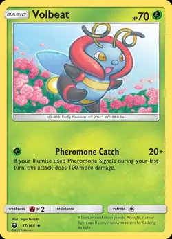 Pokemon Volbeat (17/197) Celestial Storm LP - Image 1