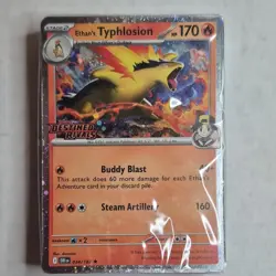 Pokemon Ethan's Typhlosion Destined Rivals Promo Prerelease Holo 034/182 Deck - Image 1