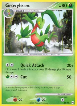 Pokemon Grovyle (39/117) Arceus LP - Image 1