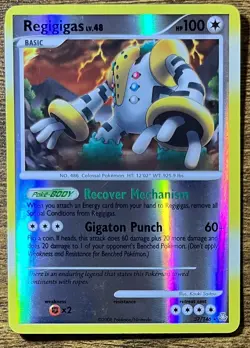Regigigas - 37/146 - Rare - Reverse Holo PL/MP, English Pokemon Legends Awakened - Image 1