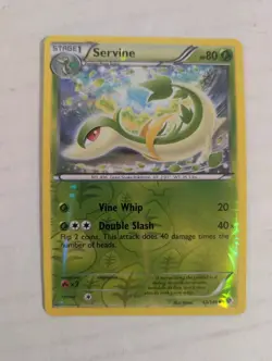 Pokemon SERVINE 12/149 Reverse Holo Boundaries Crossed - Near Mint 🍒 - Image 1