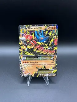 Pokemon: M Lucario EX Ultra Rare Holo 55/111 XY Furious Fists NM+ - Image 1