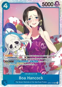 One Piece Boa Hancock (OP01-078/284) OP01 Romance Dawn NM FOIL - Image 1