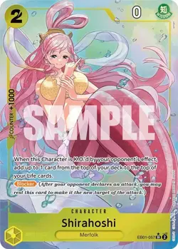 One Piece Shirahoshi (EB01-057/101) EB01 Memorial Collection NM FOIL - Image 1