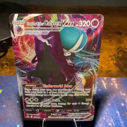 Pokemon Shadow Rider Calyrex VMAX 075/198 Chilling Reign 320HP Ultra Rare Holo - Image 1