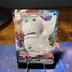 Pokemon Galarian Darmanitan VMAX 037/185 Vivid Voltage 320HP Ultra Rare Holo - Image 1