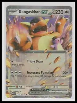 Pokemon SV: Scarlet & Violet 151 #115/165 Kangaskhan ex Holo - Image 1