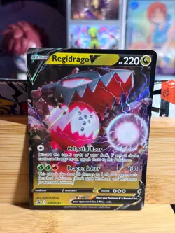REGIDRAGO V SWSH281 Sword & Shield Promo Holo Promo Holo Pokemon TCG Near Mint - Image 1