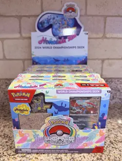 Honolulu 2024 World Championship Deck Pokemon Complete Set With Display x6 Boxes - Image 1