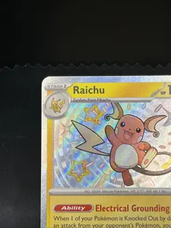 Raichu # 132/091 Shiny Rare | Pokemon TCG - 2024 Paldean Fates | NM - Image 2
