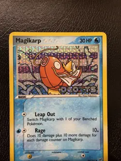 2005 Pokemon EX Deoxys #64 Magikarp Reverse Foil Stamped MP/LP - Image 2