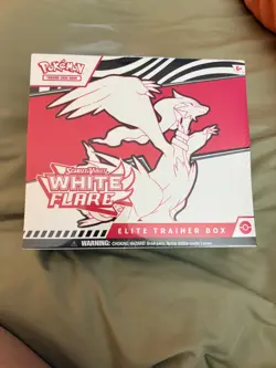 Pokemon TCG Scarlet & Violet White Flare ETB Elite Trainer Box Sealed - Image 1