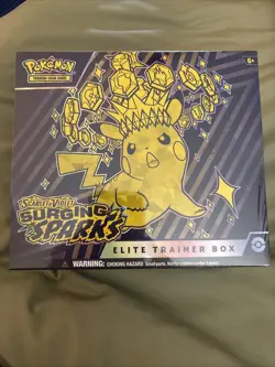 Pokemon TCG Scarlet Violet Surging Sparks ETB - Factory Sealed - Image 1