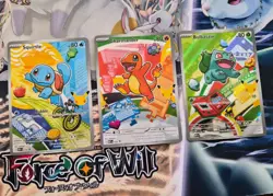 Pokemon First Partner Illustration Collection Series 1 : 1st Gen Gen 1 Set Of 3 - Image 1