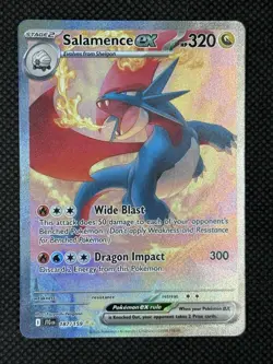 Pokemon TCG - Salamence EX - SV: Journey Together 187/159 - SIR - Pack Fresh! - Image 3