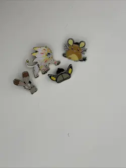 Lot of 4 Pokemon Pins - Image 1