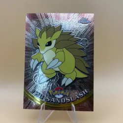 Sandslash #28 Pokemon 2000 Topps Chrome Base HOLO NM - Image 1