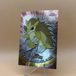 Sandslash #28 Pokemon 2000 Topps Chrome Base HOLO NM - Image 2