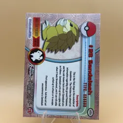 Sandslash #28 Pokemon 2000 Topps Chrome Base HOLO NM - Image 3