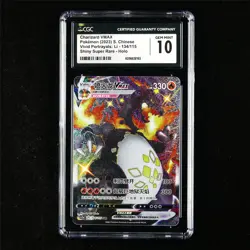 CGC 10 GEM MINT 2023 Pokemon CHN Charizard VMAX 134/115 SSR - Image 1